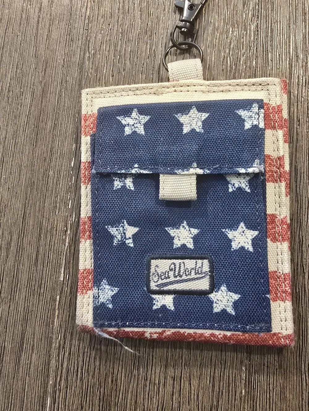 United States Flag Wallet From Sea World